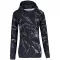 Funktionales Sweatshirt von Frauen auf Reißverschlussprämie ALTISPORT VOJ/ALW100MI02 SCHWARZ