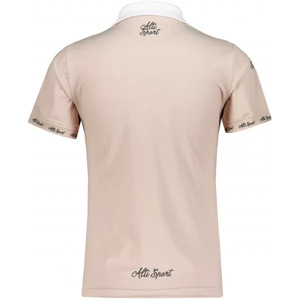  Frauenfunktional T -Shirt mit Premiumkragen ALTISPORT VOJ/ALW000TR05 BRAUN 