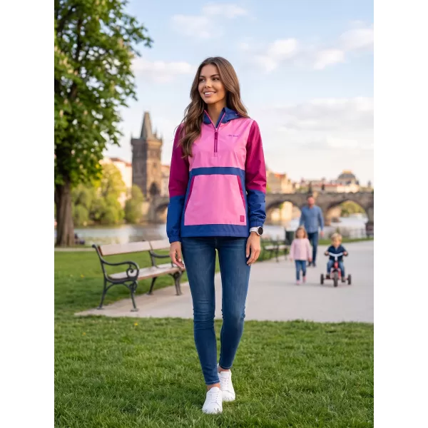  Damenjacke ALTISPORT ELENE PINK/BURGUNDER 