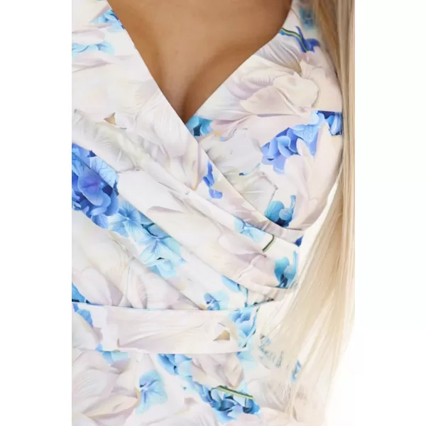  Kleid NUMOCO NINA 479-8 BLAUES BLUMENMUSTER 