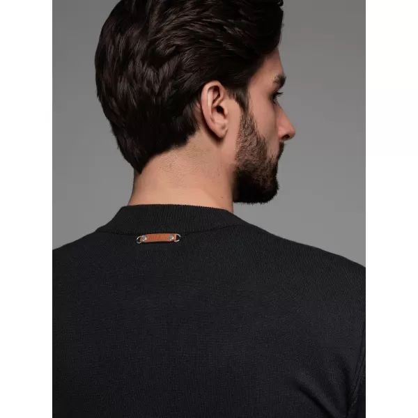  Herrenpullover OMBRE OM-SWZS-0124 SCHWARZ 