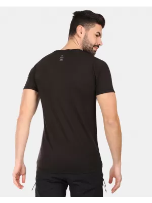 Herren t -Shirt aus Merinowolle KILPI SLOPER-M YM0311KI SCHWARZ
