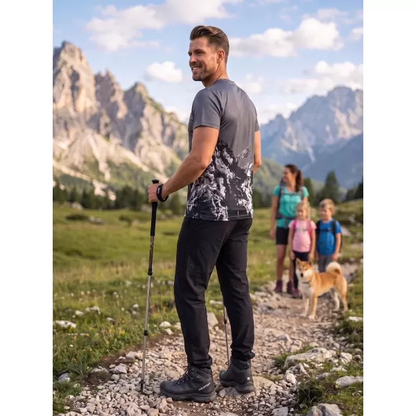  Männer funktionaler T -Shirt Premium Plus ALTISPORT VOJ/ALM059TR02 GRAU 