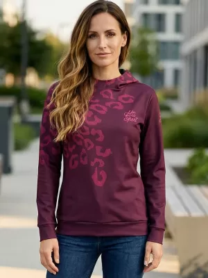 Funktionaler Sweatshirt -Prämie von Frauen ALTISPORT VOJ/ALW047MI01 WEINRÖTET