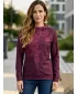 Funktionaler Sweatshirt -Prämie von Frauen ALTISPORT VOJ/ALW047MI01 WEINRÖTET
