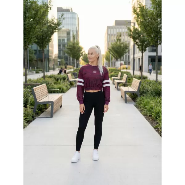  Funktionelle Sweatshirt -Premium von Frauen von Frauen ALTISPORT VOJ/ALW096MI08 BURGUND 