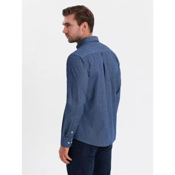  Hemd OMBRE OM-SHDS-0179 BLAU 