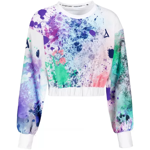  Funktionelle Sweatshirt -Premium von Frauen von Frauen ALTISPORT VOJ/ALW055MI08 LILA/GRÜN 