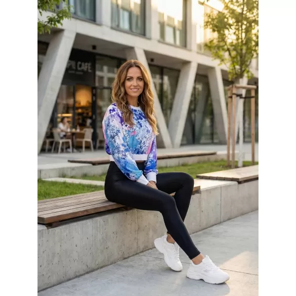  Funktionelle Sweatshirt -Premium von Frauen von Frauen ALTISPORT VOJ/ALW055MI08 LILA/BLAU 