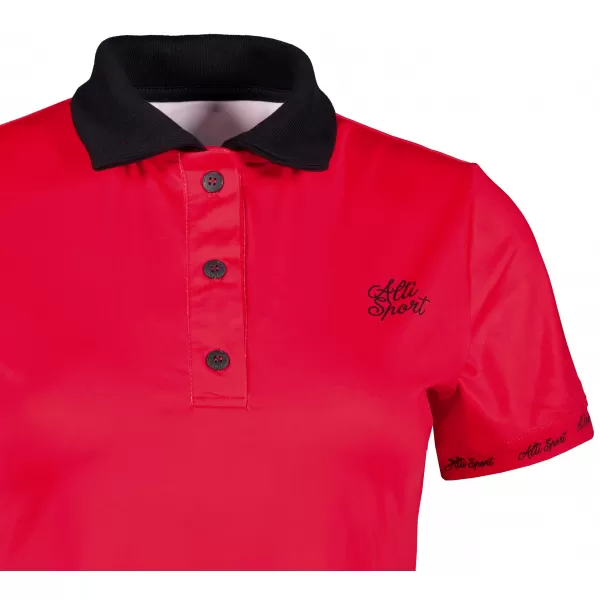  Frauenfunktional T -Shirt mit Premiumkragen ALTISPORT VOJ/ALW000TR05 ROT 