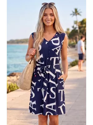 Kleid ALTISPORT EUDORA DUNKELBLAU