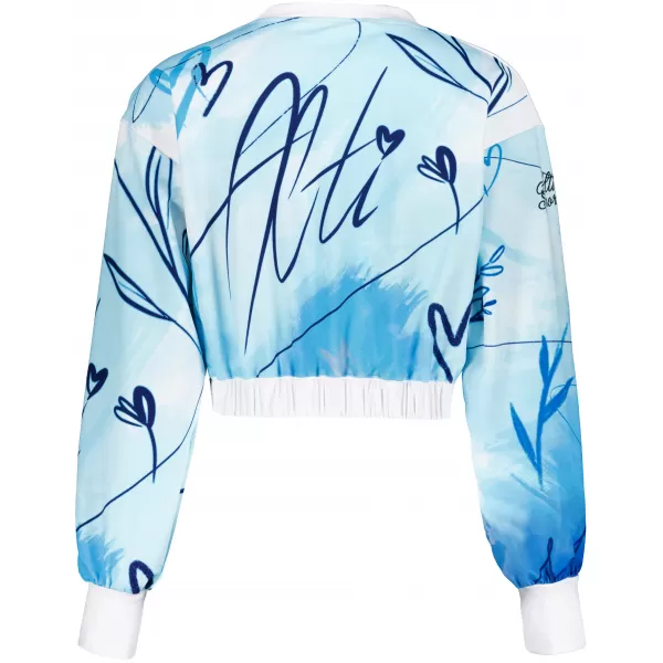  Funktionelle Sweatshirt -Premium von Frauen von Frauen ALTISPORT VOJ/ALW083MI08 WEIß -BLAU 