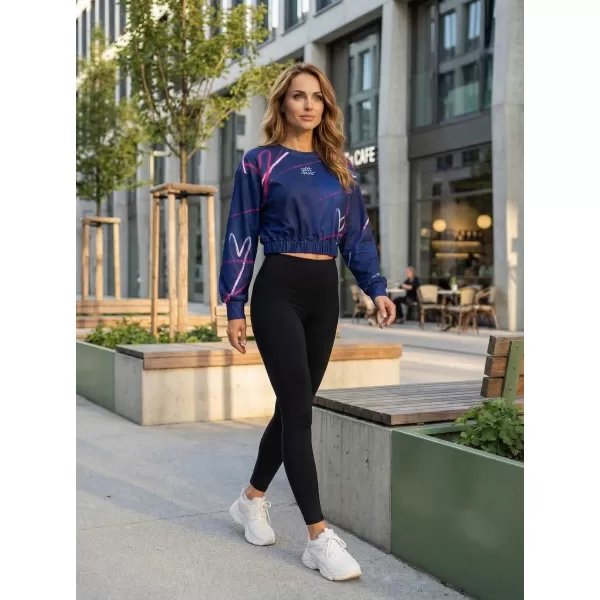  Funktionelle Sweatshirt -Premium von Frauen von Frauen ALTISPORT VOJ/ALW082MI08 DUNKELBLAU 