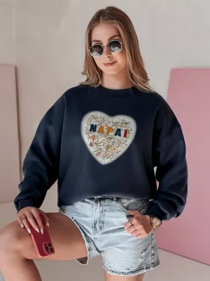Damen Sweatshirt DSTREET SESRDUCHOVA BY1439 DUNKELBLAU