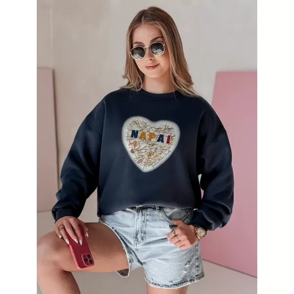  Damen Sweatshirt DSTREET SESRDUCHOVA BY1439 DUNKELBLAU 
