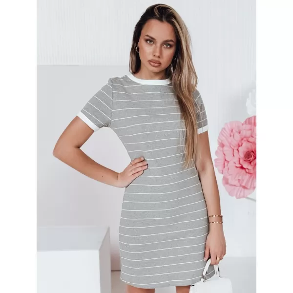  Kleid DSTREET FITLINES EY2580 WEIß 