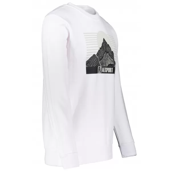  Herren -Sweatshirt ALTISPORT ALM188406 WEIß 