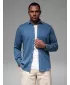 Hemd OMBRE OM-SHDS-0180 BLAU