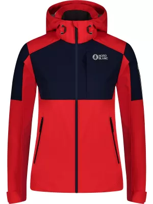 Leichte Softshelljacke für Frauen NORDBLANC ILLUSION NBSSL8190 ROT