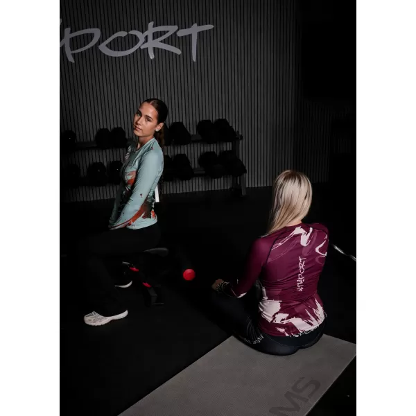  Frauen funktionales t -Shirt mit langen Ärmeln Premium ALTISPORT VOJ/ALW074TR03 ERZ 
