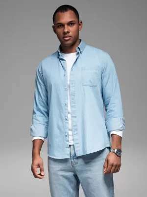 Hemd OMBRE OM-SHDS-0179 HELLBLAU
