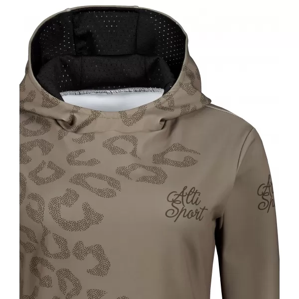  Funktionaler Sweatshirt -Prämie von Frauen ALTISPORT VOJ/ALW047MI01 HELLBRAUN 