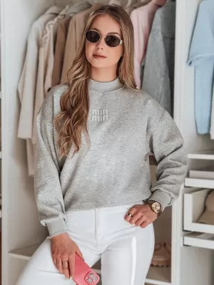 Damen Sweatshirt DSTREET LOVASON BY1419 HELLGRAU