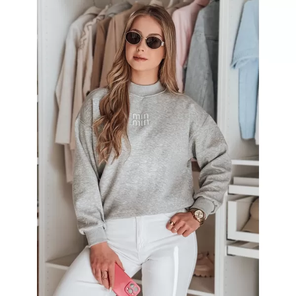  Damen Sweatshirt DSTREET LOVASON BY1419 HELLGRAU 