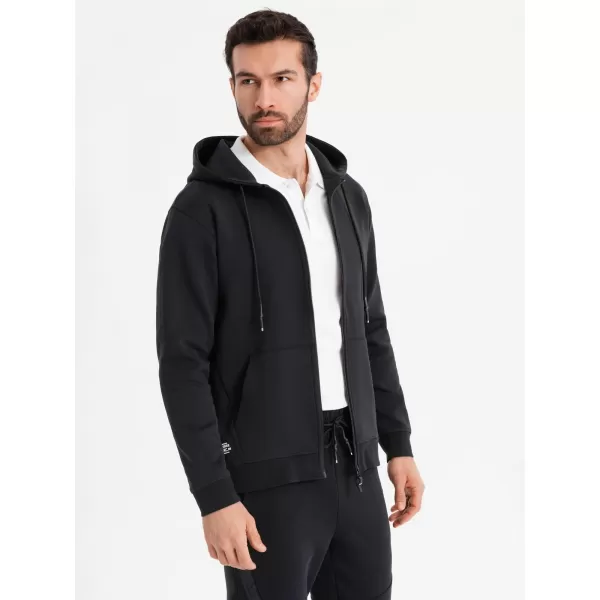 Herren -Sweatshirt OMBRE OM-SSZP-0213 SCHWARZ 