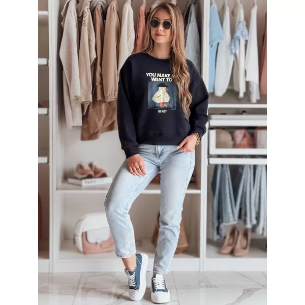  Damen Sweatshirt DSTREET GOOSHY BY1428 DUNKELBLAU 
