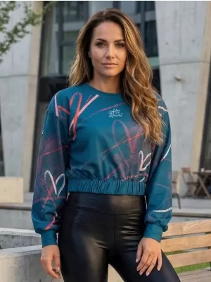 Funktionelle Sweatshirt -Premium von Frauen von Frauen ALTISPORT VOJ/ALW082MI08 KEROSIN