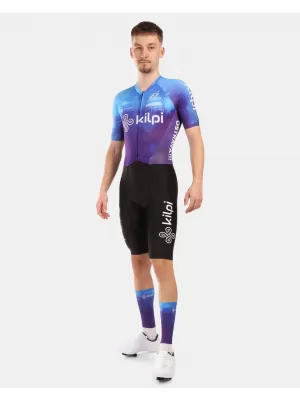 Ein Fahrrad -Overall mit kurzen Ärmeln KILPI AURORA-M YM0367KI BLAU