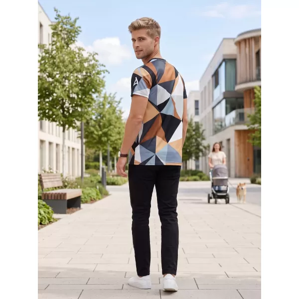  Männer funktionaler T -Shirt Premium Plus ALTISPORT VOJ/ALM007TR02 SCHWARZ -BROWN 