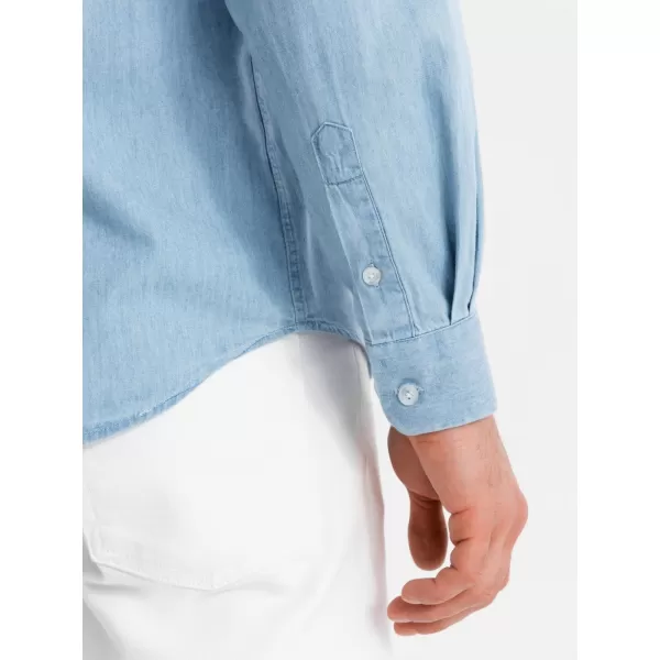  Hemd OMBRE OM-SHDS-0181 HELLBLAU 
