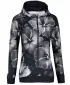 Funktionales Sweatshirt von Frauen auf Reißverschlussprämie ALTISPORT VOJ/ALW102MI02 SCHWARZ UND WEIß
