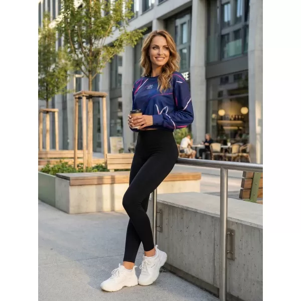  Funktionelle Sweatshirt -Premium von Frauen von Frauen ALTISPORT VOJ/ALW082MI08 DUNKELBLAU 