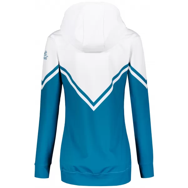  Funktionales Sweatshirt von Frauen auf Reißverschlussprämie ALTISPORT VOJ/ALW101MI02 KEROSIN/WEIß 