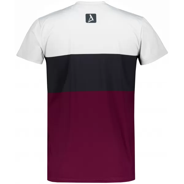 Männer funktionaler T -Shirt Premium Plus ALTISPORT VOJ/ALM051TR02 BURGUND 