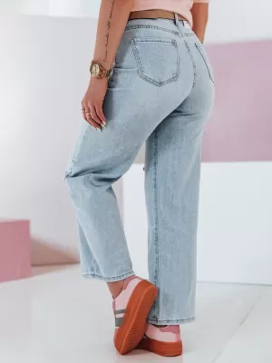 Damenhosen DSTREET FLOWLESS UY2682 BLAU