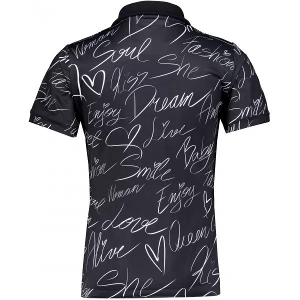  Frauenfunktional T -Shirt mit Premiumkragen ALTISPORT VOJ/ALW084TR05 SCHWARZ 