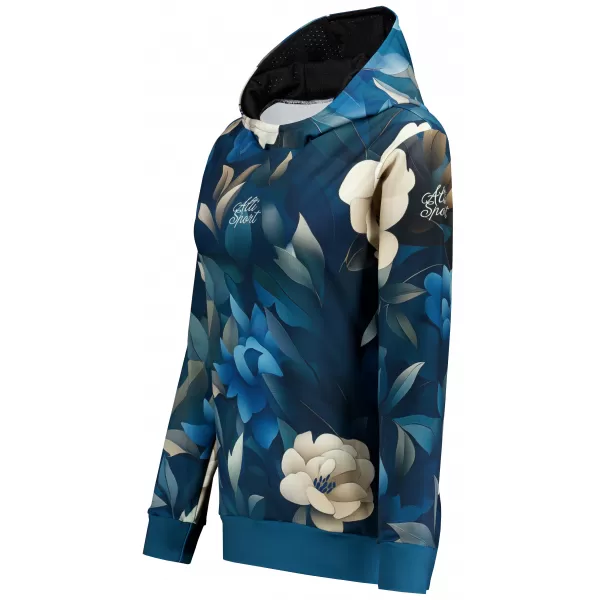  Funktionaler Sweatshirt -Prämie von Frauen ALTISPORT VOJ/ALW097MI01 BLAUE BLUMEN 