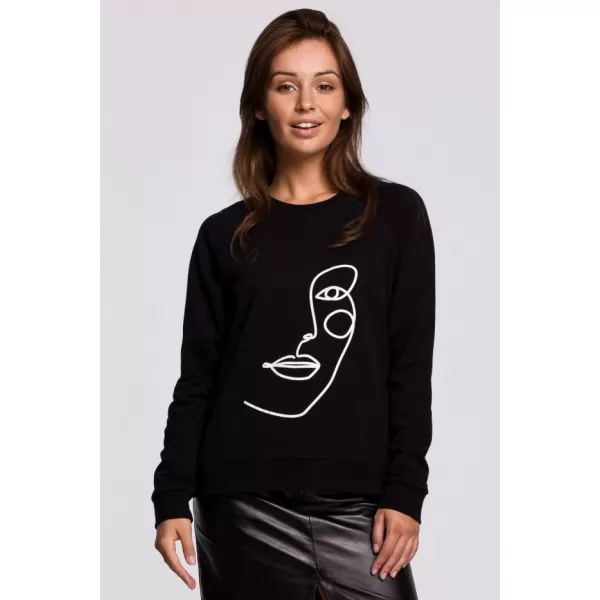  Damen-Sweatshirt BEWEAR B167 SCHWARZ 
