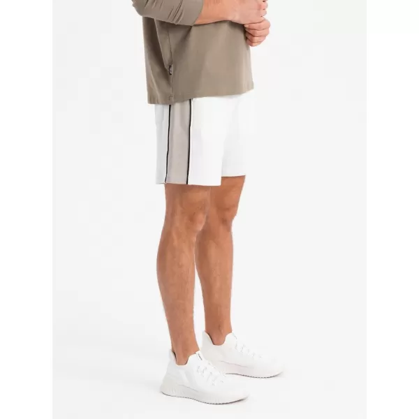 Herrenshorts OMBRE OM-SRSK-0182 WEIß GEBROCHEN 