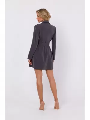 Kleid MOE M749 DUNKELGRAU