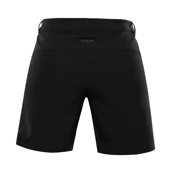  Frauen -Softshell -Shorts ALPINE PRO BAKA SCHWARZ 