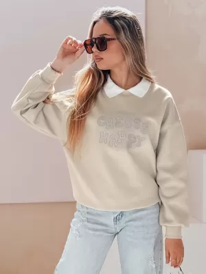 Damen Sweatshirt DSTREET HAPIRES BY1483 BEIGE