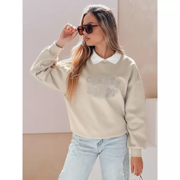  Damen Sweatshirt DSTREET HAPIRES BY1483 BEIGE 