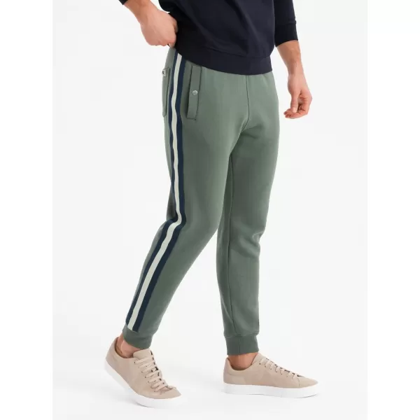  Herren -Traursanzüge OMBRE OM-PASK-0258 OLIVE 