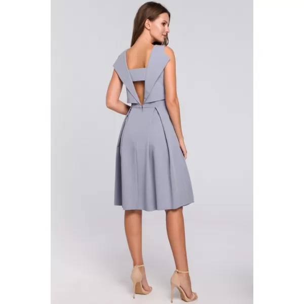  Kleid MAKOVER K005 TAUBENGRAU 