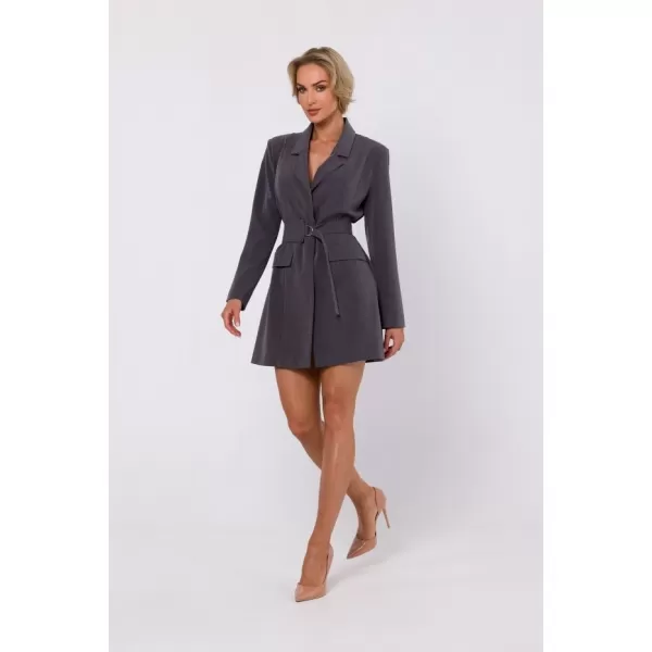  Kleid MOE M749 DUNKELGRAU 